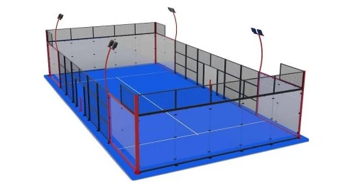 Premium Outdoor Padel Court Glass Systems